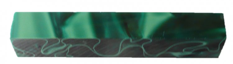 Acrylic Pen Blank 20 Dark Green/Black - Click Image to Close