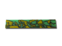 Acrylic Pen Blank 20 Green/Gold/Black Lines