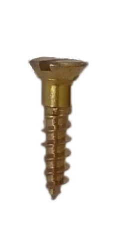 Brass C/Sunk Screws 10mm x 4g x 200 - Click Image to Close