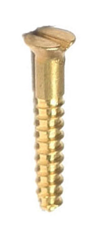 Brass C/sunk Screws 19mm x 3g x 200 - Click Image to Close