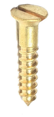 Brass C/sunk Screws 19mm x 6g x 200 - Click Image to Close