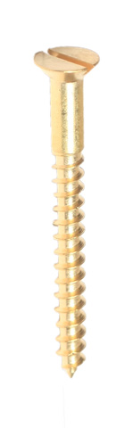 Brass C/sunk Screws 45mm x 10g x 20 - Click Image to Close