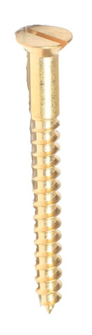 Brass C/sunk Screws 50mm x 10g x 20 - Click Image to Close