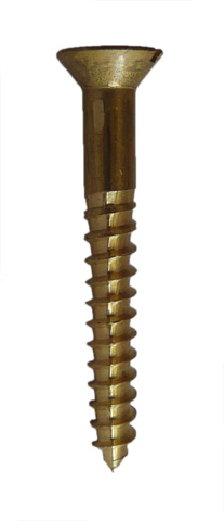 Brass C/sunk Screws 50mm x 14g x 200 - Click Image to Close