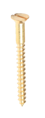 Brass C/sunk Screws 50mm x 8g x 200 - Click Image to Close