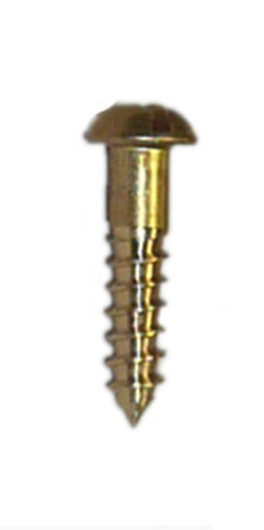 Brass R/head Screws 16mm x 6g x 20 - Click Image to Close