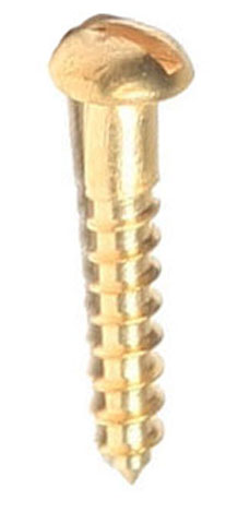 Brass R/head Screws 32mm x 12g x 200 - Click Image to Close