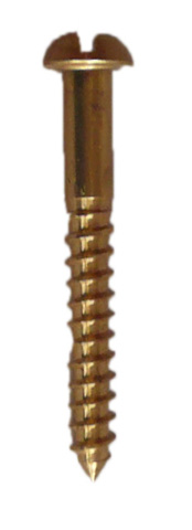 Brass R/head Screws 45mm x 10g x 1000 - Click Image to Close