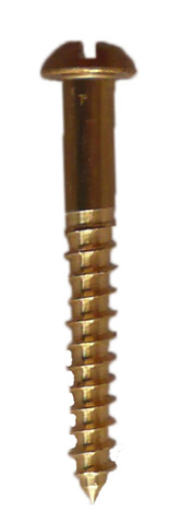 Brass R/head Screws 45mm x 12g x 20 - Click Image to Close