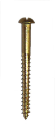 Brass R/head Screws 45mm x 8g x 200 - Click Image to Close