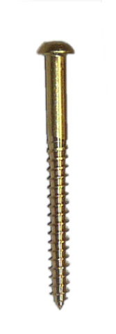 Brass R/head Screws 50mm x 8g x 20 - Click Image to Close