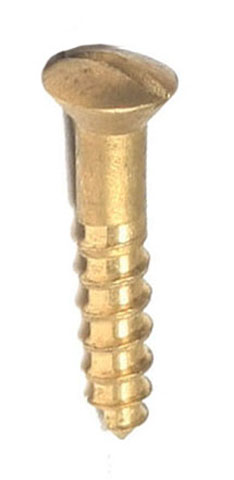 Brass Rsd/head Screws 16mm x 6g x 20 - Click Image to Close