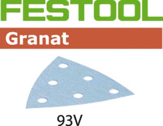 Granat Triangular Sheets 93mm/50 - Click Image to Close