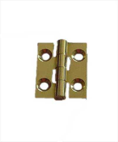 Solid Brass Hinge 19 x 16mm - Click Image to Close