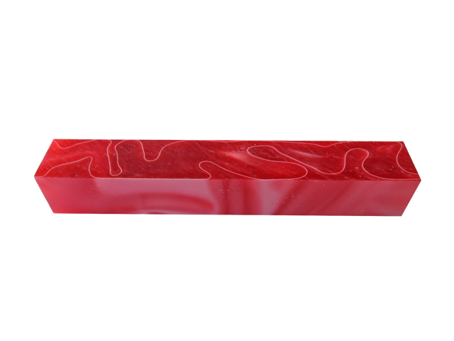 Acrylic Pen Blank 20 Strawberries & Cream - Click Image to Close