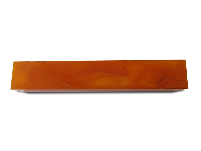 Acrylic Pen Blank 20 Orange/Tranparent Lines - Click Image to Close