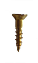 Brass C/Sunk Screws 13mm x 4g x 20